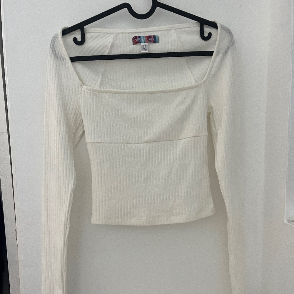 Urban Outfitters Orla square neck long sleeve top